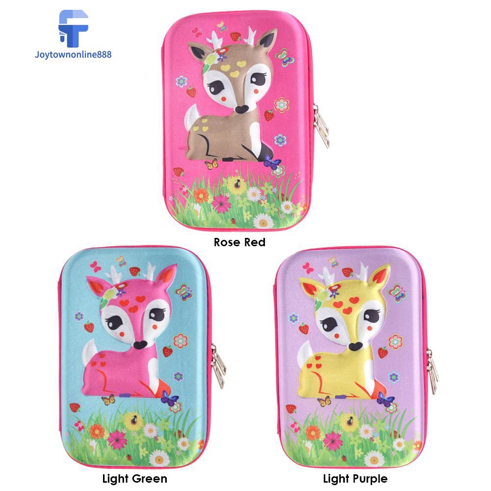 Joe Tempat Pensil Gambar Kartun Rusa 3D Lucu