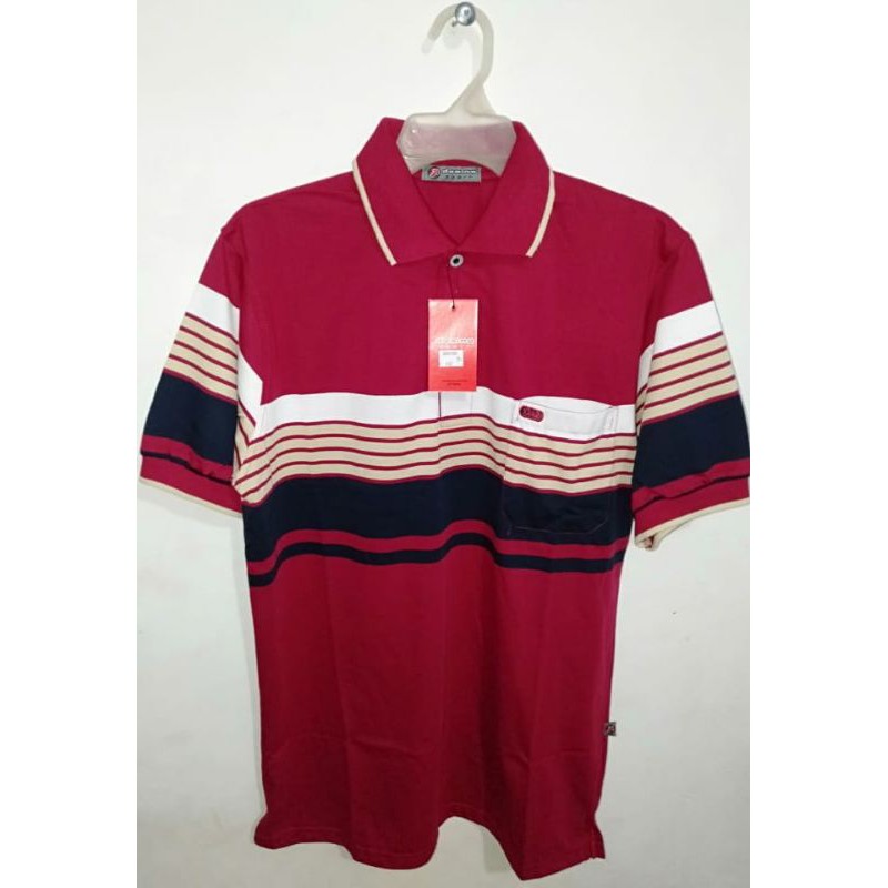 BAJU KAOS KERAH POLO PRIA, LAKI2, LENGAN KARET D.M.N.