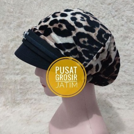 Topi kupluk kerpus ibu ibu emak bludru songkok kupluk nenek topi kupluk wanita dewasa