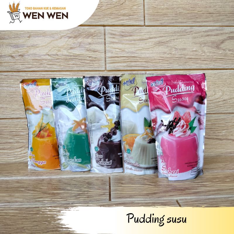 

Nutrijell Pudding susu all variant 170gr