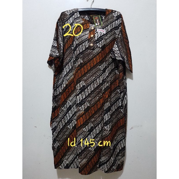 YULI - DASTER L5 REMEK LD 140 - 150 CM PB 110 CM BATIK KENCANA UNGU LABEL HITAM KUH-no 20