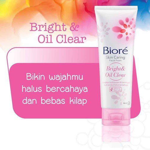 Biore Facial Foam Bright &amp; Oil Clear 100gr.