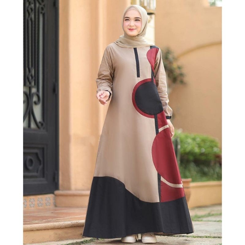 Jovita maxy dress baju gamis pakaian wanita fashion muslim