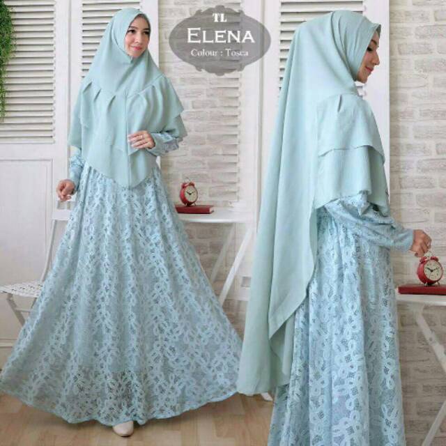 Alena bruklat GAMIS PESTA SYAR'I SUPER JUMBO BY RAYHANUN