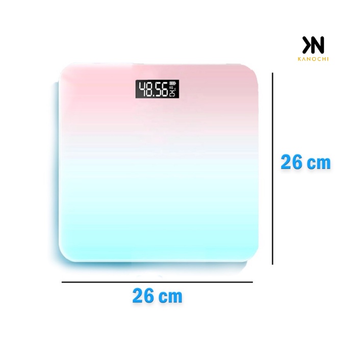 Timbangan Badan Digital Motif GRADIENT 26x26cm