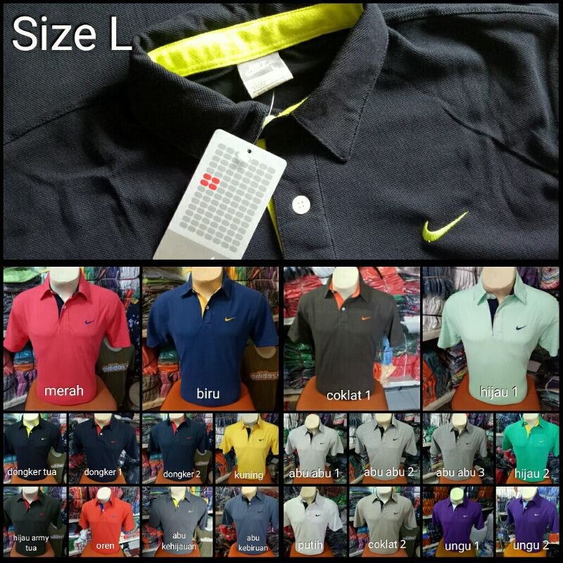 Kaos kerah pria / kaos nike kerah / kaos polo pria