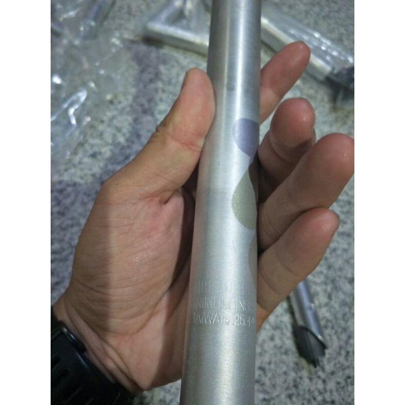 seatpost 25.4 warna silver