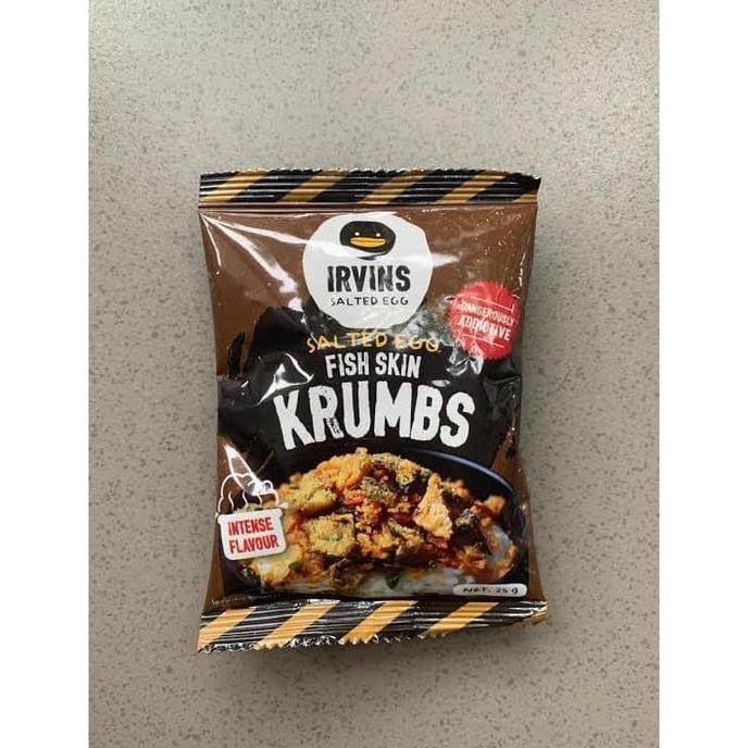 

Restock Irvins Fish Skin Krumbs Eceran 25Gr | Snack Import