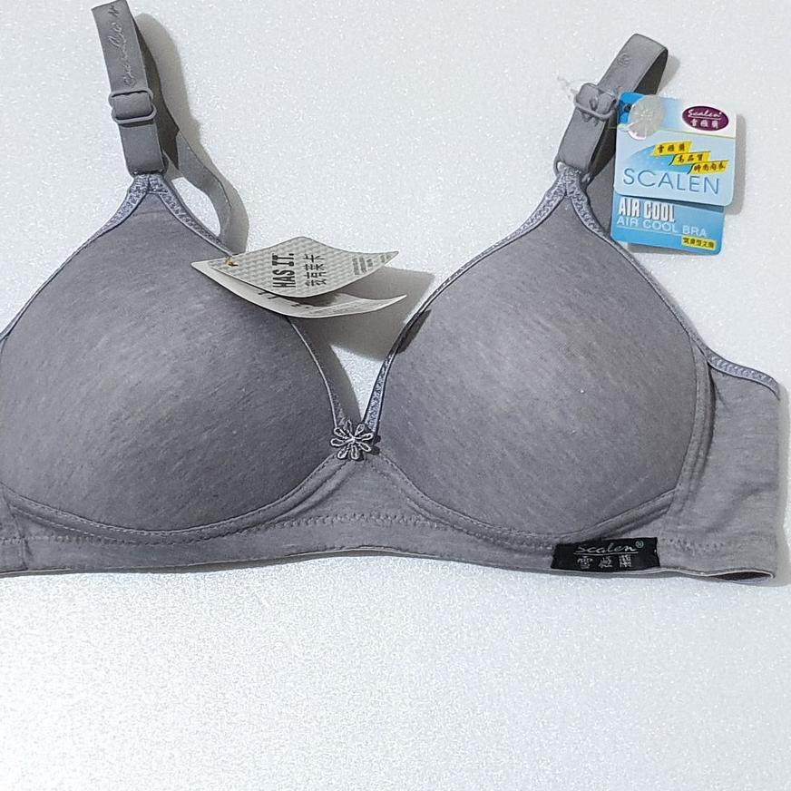 BH BRA SCALEN 2817 2816 KATUN TANPA KAWAT BUSA TIPIS  - BH SCALEN TANPA KAWAT - BH BRA WANITA SCALEN 2817 - BAHAN KATUN NYAMAN DI PAKAI - SIZE 34 36 38- ARA98STORE