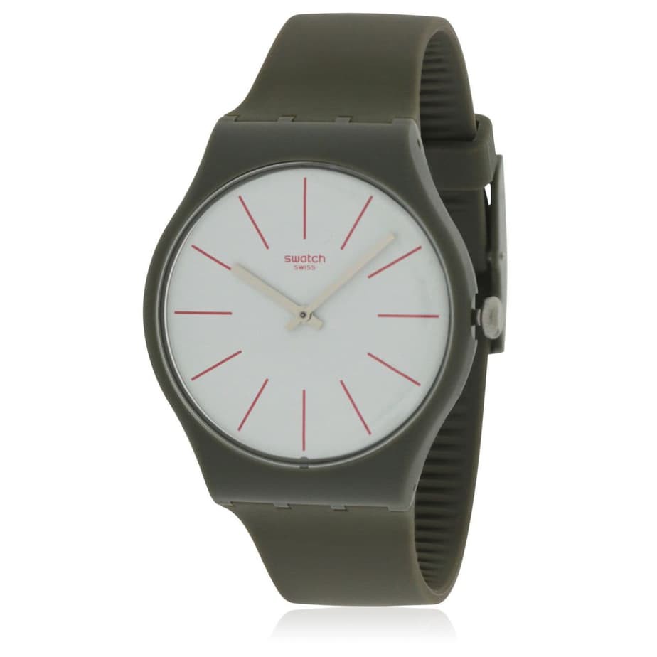 Swatch Analog Jam Tangan Karet Unisex SUOC107 GREENSOUNDS Original