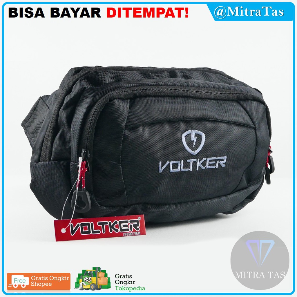 Waist Bag Voltker Bahan Premium! Bahan Kuat dan Tebal!