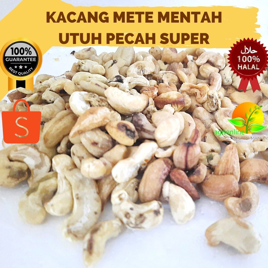 

KACANG METE MEDE MENTAH UTUH PECAHAN PATAHAN SUPER CAMPUR 1 KG COCOK UNTUK BAHAN CAMILAN ATAU KUE