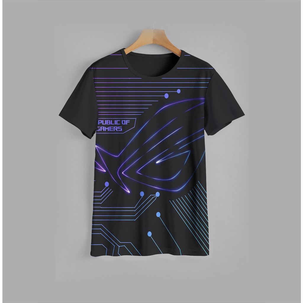 Kaos Anak anak ROG v2 Keren 3D Baju Anak ROG 3D Pakaian Anak