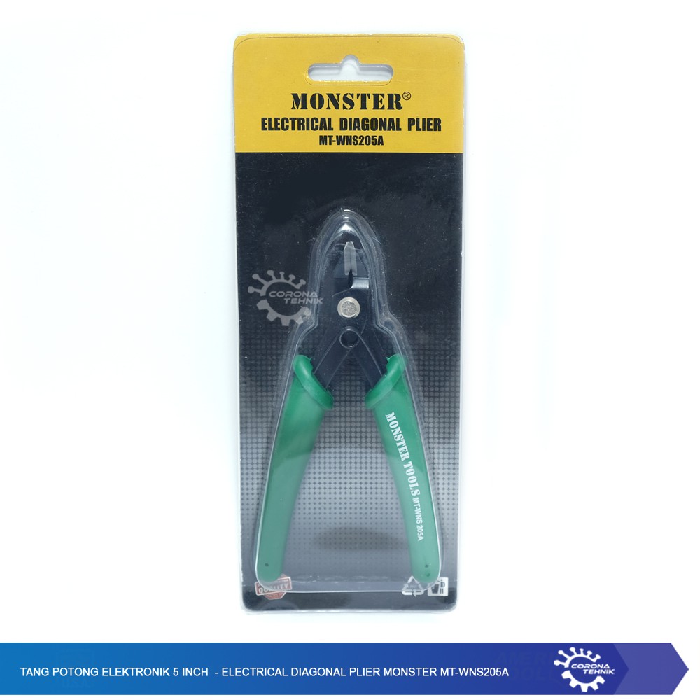 Tang Potong 5 Inch - Electrical Diagonal Plier Monster MT-WNS205A