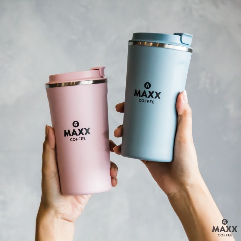 Maxx Coffee Logo Tumbler Stainless Steel 16oz