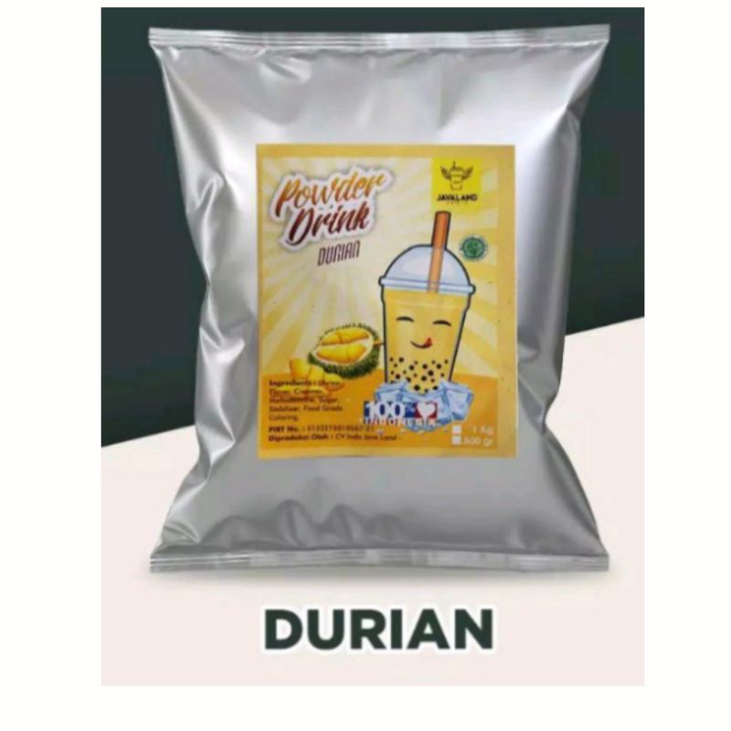 

Bubuk minuman reguler rasa DURIAN (1kg)