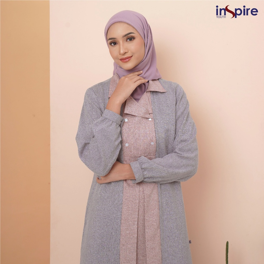 Inspire Tunik ITU 65 Bahan Sorento Stretch Atasan Muslimah Casual Model Terbaru