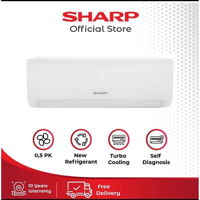 Ac baru Sharp 1/2 pk