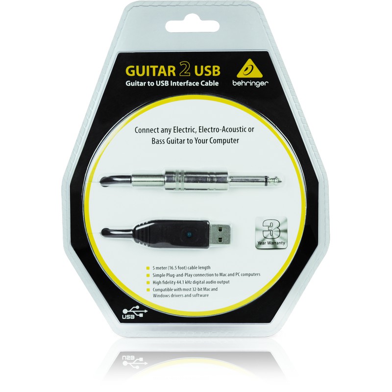 Behringer Guitar 2 USB Recording / Rekaman Gitar & Bass PC Original