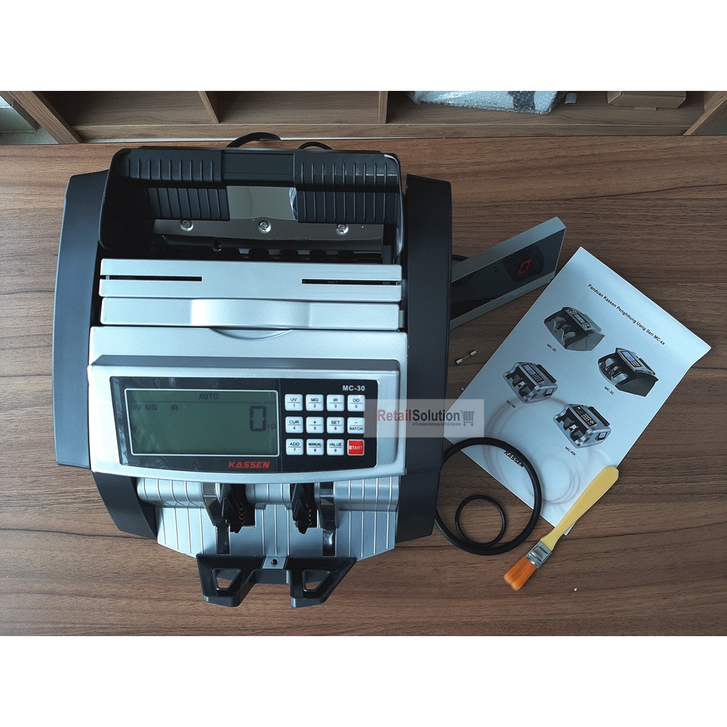 Mesin Penghitung Uang Money Counter Rupiah USD - Kassen MC30 / MC-30