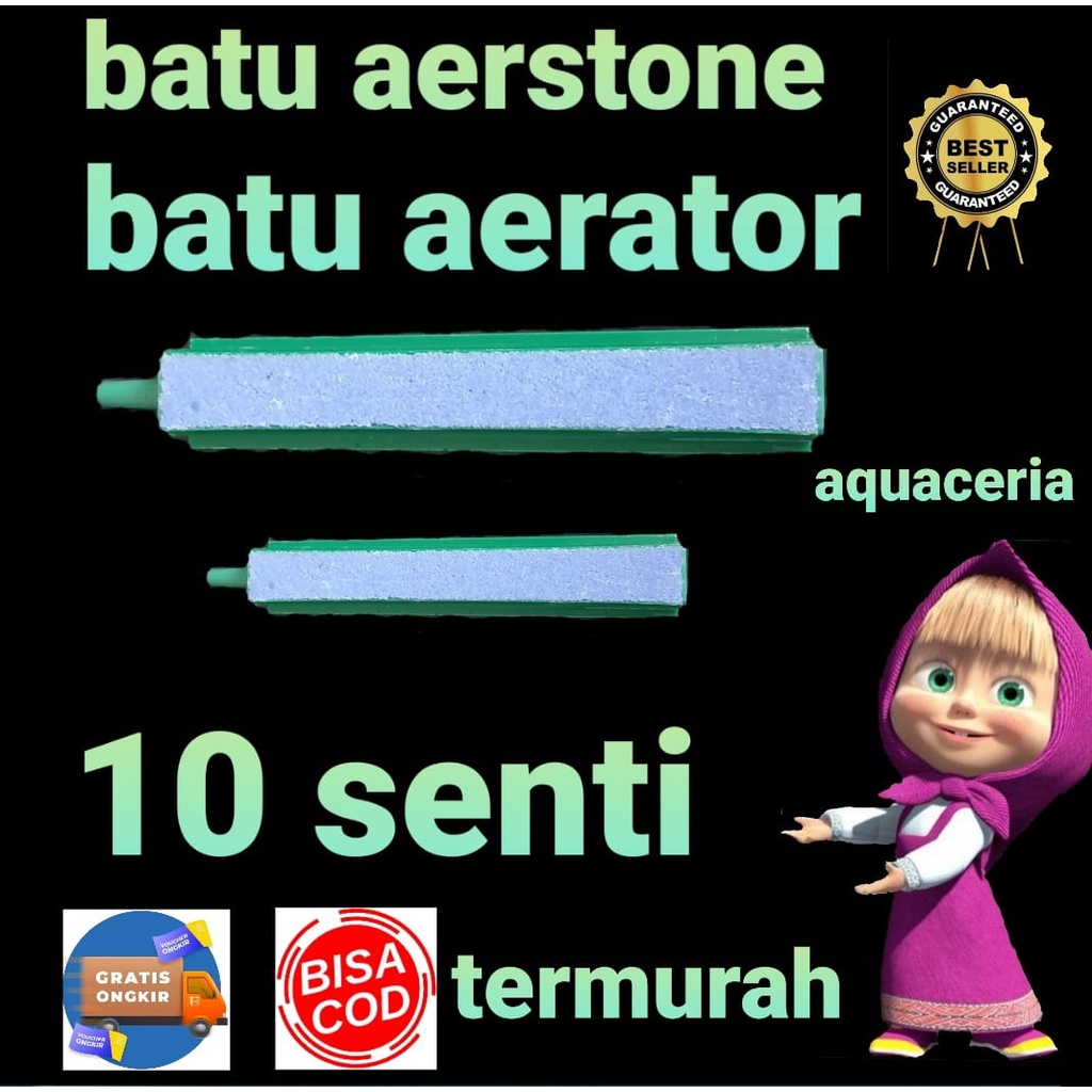 batu aerator aquarium kolam batu gelembung aquarium 10 cm