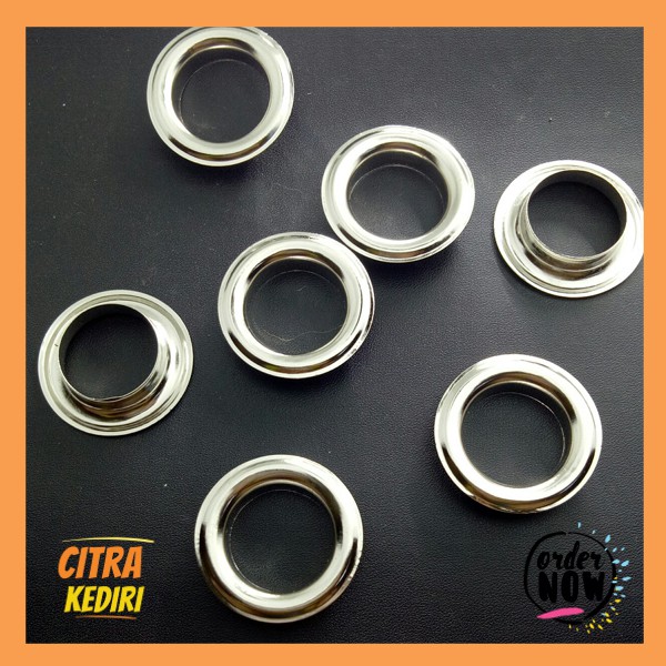 Mata Ayam 22 mm ring - eyelet - mata ayam gorden - aksesoris( 20biji)