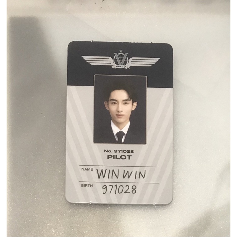 ID CARD PILOT WINWIN SG22 SEASON GREETING 2022 WAYV PHOTOCARD PC