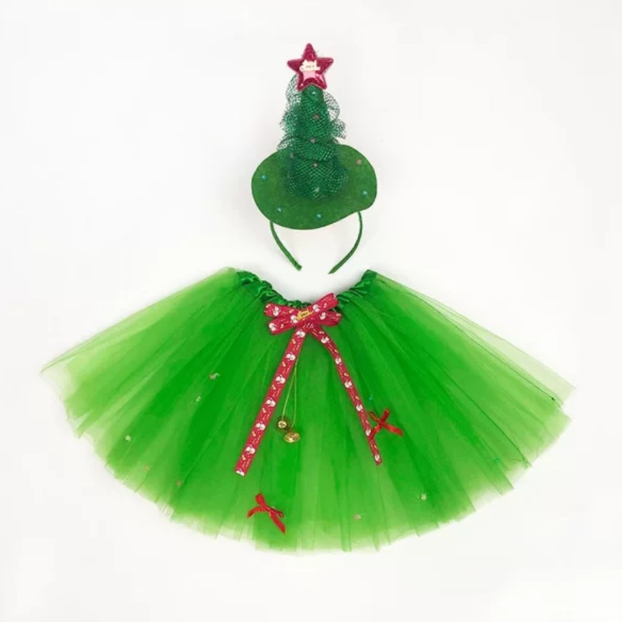 Christmas Tree costume set Christmas Headband 2in1 set