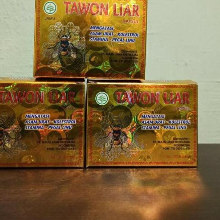 

✥Readystock➴ (TWL) jamu herbal tawon - saset kuning isi 20 saset Z36 ➴