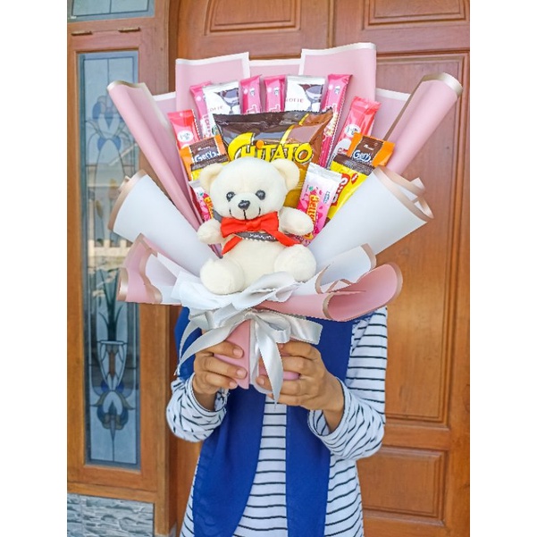 BUCKET SNACK BONEKA/BUCKET WISUDA/BUCKET ULANG TAHUN/BUCKET SEMPRO