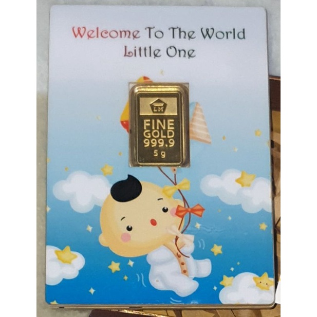 LM Emas Antam 5 gram Hampers Custom Motif