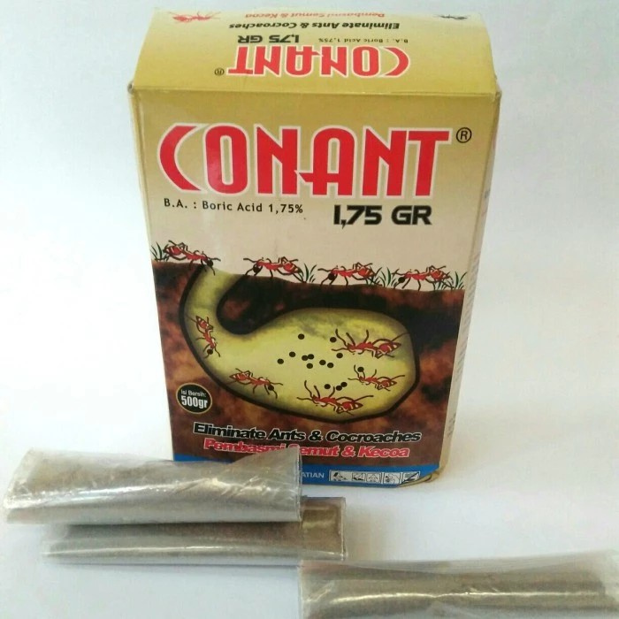 CONANT racun semut dan kecoa kemasan ulang 20 gram mahal