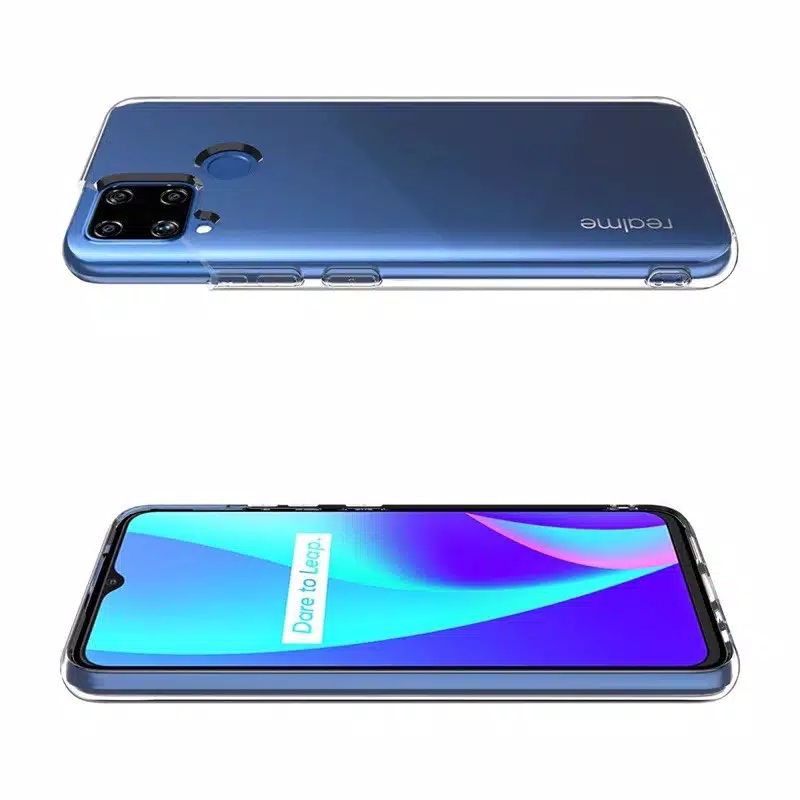 C/C- casing REALME 7/REALME 7i/REALME C17/REALME C15 / C11 SOFT CASE CLEAR BENING, CLEAR TRANSPARAN PA