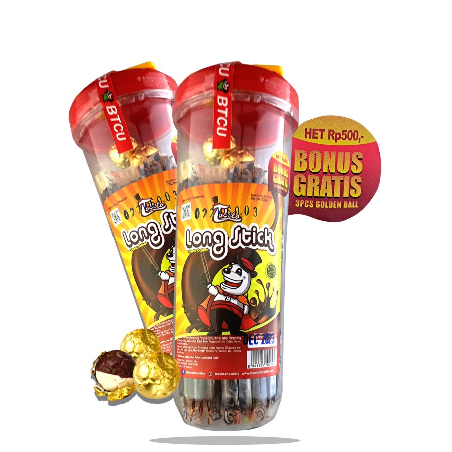 

Tobelo Coklat Pasta Stick Toples 50 pcs