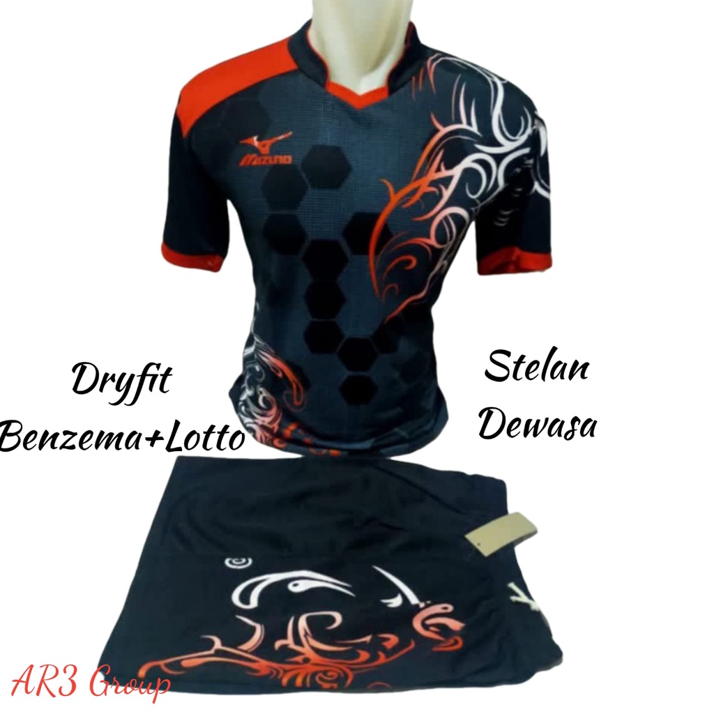 Stelan olahraga pria/wanita kaos volly kaos badminton kaos bulutangkis kaos olahraga motif terbaru