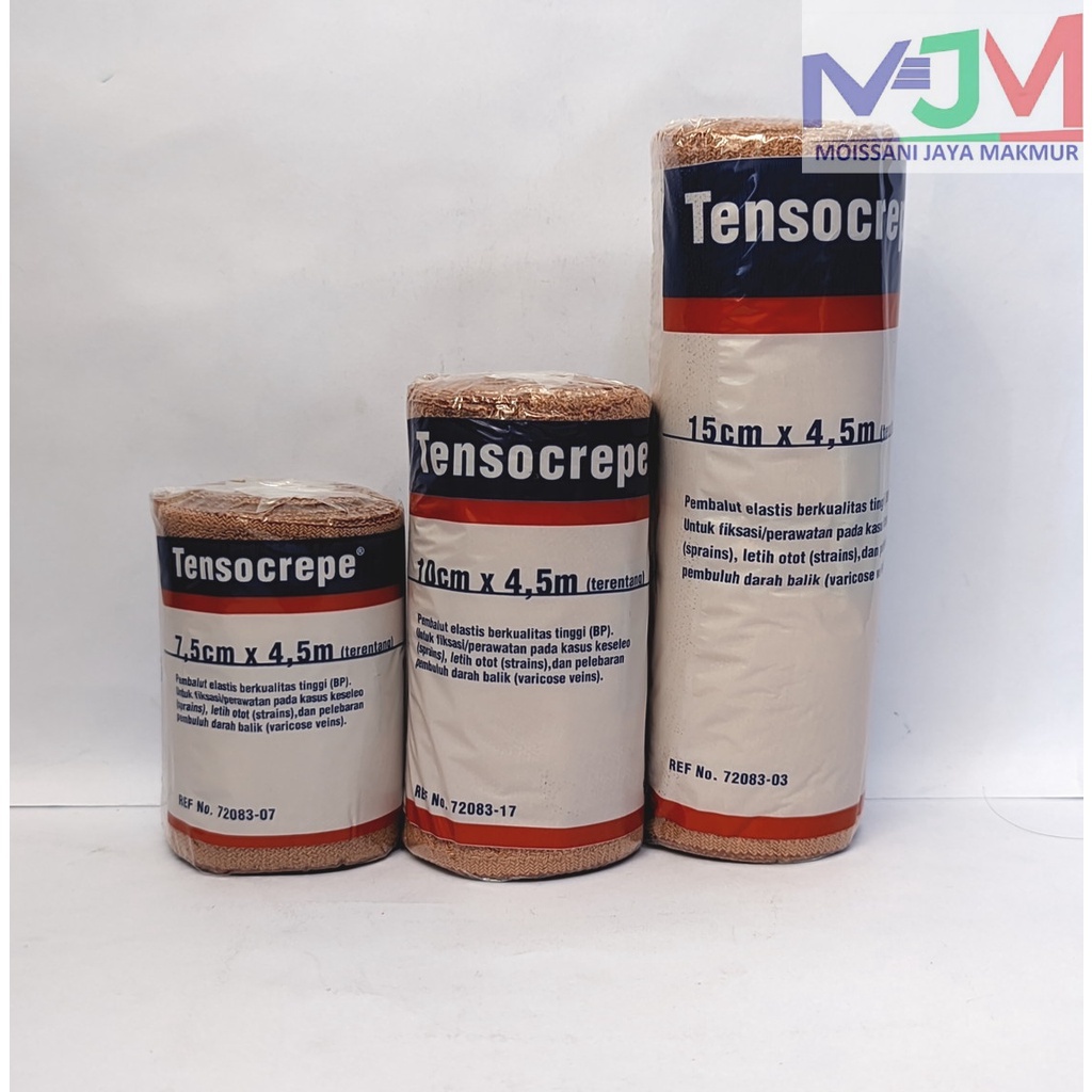 TENSOCREPE ELASTIC BANDAGE / PERBAN ELASTIS / PERBAN COKLAT 3inch 4inch 6inch