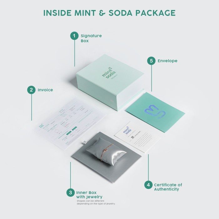 Mint Soda Korea - Kalung Platinum Pt950 - Love Code Necklace II