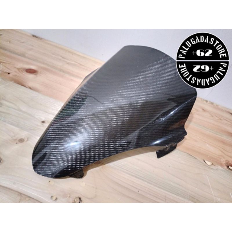 windshield pcx150 lokal Carbon Kevlar Asli