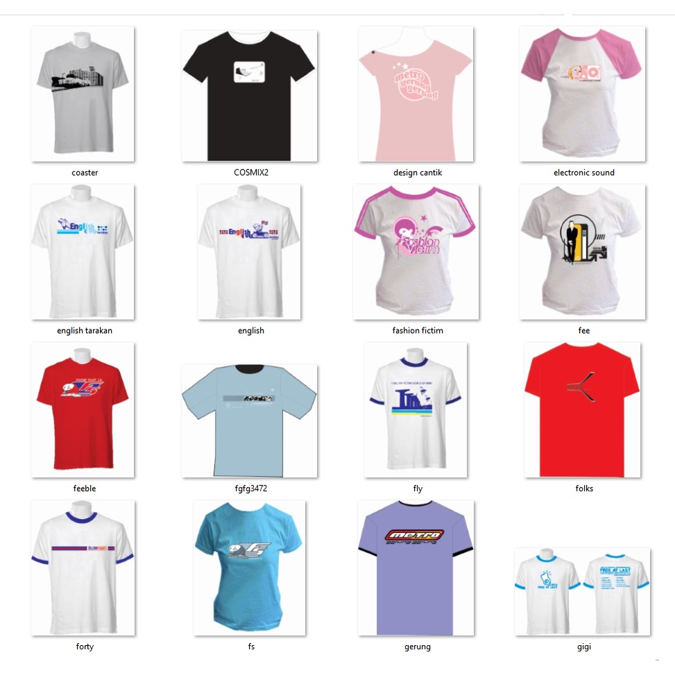 90+ Mockup T-Shirt Jadul Versi Coreldraw