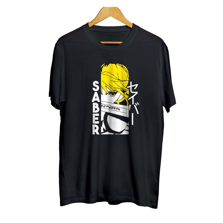TERBARU Kaos distro anime ARTORIA PENDRAGON SABER - FATE ZERO