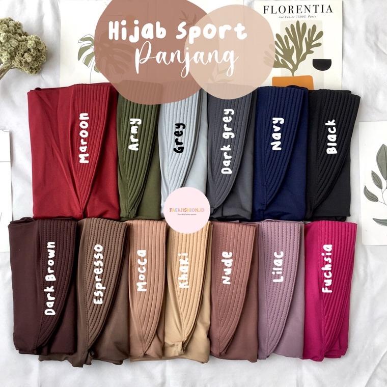 {MTL.27Jn22q} [𝐟𝐚𝐟𝐚𝐡𝐬𝐡𝐢𝐨𝐧.𝐢𝐝] Qeisha Hijab | Hijab Sport Panjang | Bergo Sport Panjang