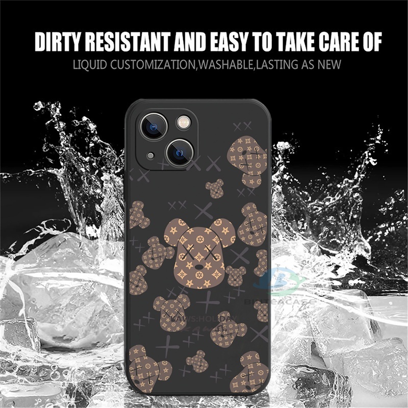 Casing Silikon Redmi Note 11S 11 Pro Redmi 10C 10A 9C 9T 9A Note 10 5G Note10 Note9 Note8 Note7 Poco M3 Pro X3 NFC Motif Graffiti Bear