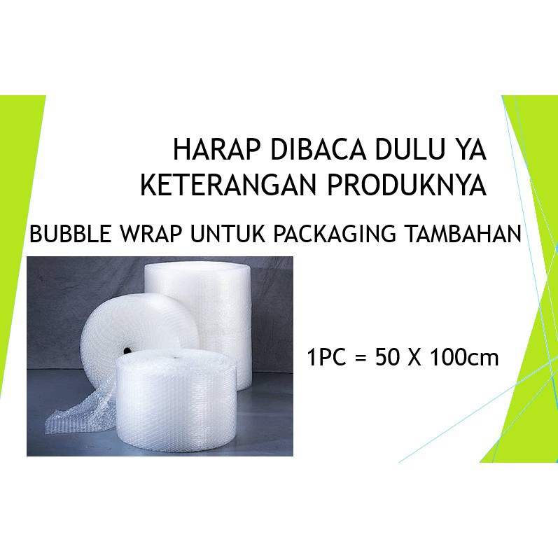 

bubble wrap utk packaging tambahan 50x100cm