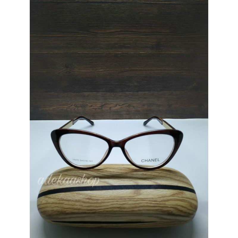 FRAME KACAMATA CAT EYE kacamata wanita chanel premium