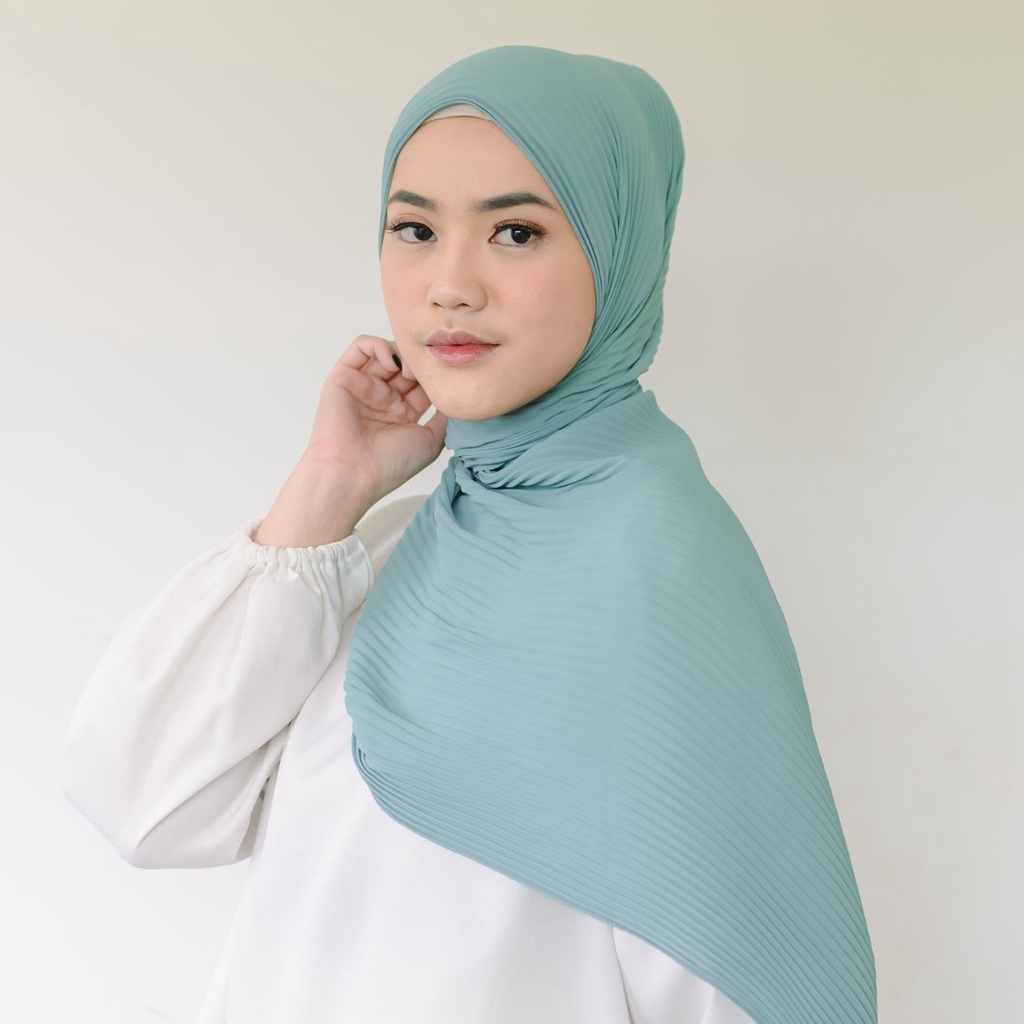 Lozy Hijab - Bawal Pleats Shawl ( Pashmina Plisket )-Tosca