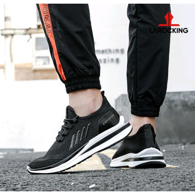 sepatu keren - larocking emperor hitam