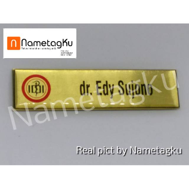 Nametag dokter IDI peniti