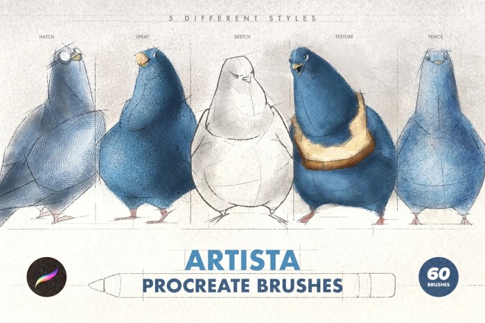 Artista Procreate Brushes