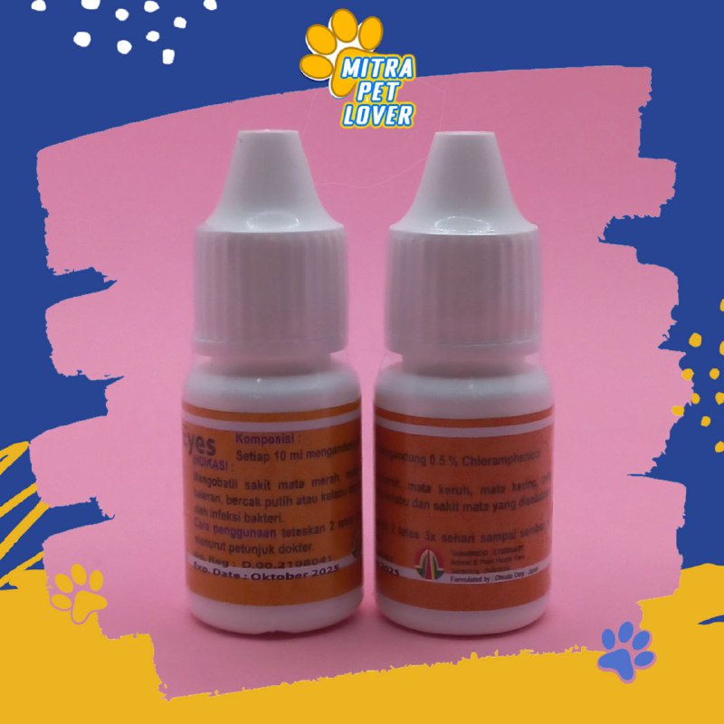 OBAT TETES MATA KUCING - HEALING EYES CAT DROP 10 ML ORIGINAL - MENYEMBUHKAN IRITASI MATA PADA KITTEN CAT DOG AMPUH AMAN PET ANIMAL HEALTHCARE AND VETERINARY TAMASINDO OBAT PERAWATAN KESEHATAN DAN VITAMIN TERNAK HEWAN BINATANG PELIHARAAN MITRAPETLOVER
