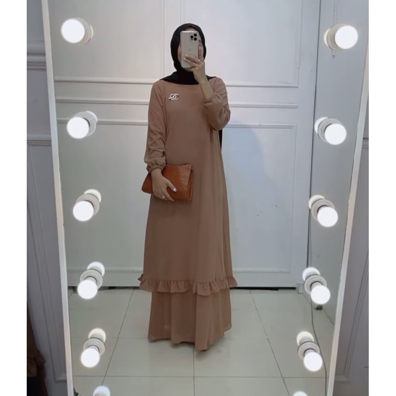 GROSIR GAMIS melayu malaysia motif dan polos rempel lipit